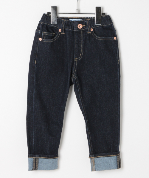 GLOBAL WORK(グローバルワーク)の「【キッズ】オリカエシワンポイントデニム/839369(デニムパンツ・キッズ・ブルー/ダークブルー・SMALL/MEDIUM/LARGE/X-LARGE/XX-LARGE)」の14枚目の写真