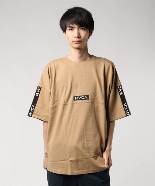 RVCA（ルーカ）の「ドルマンTシャツ RVCA DESI AJ042-300（Tシャツ/カットソー・メンズ・ホワイト/ネイビー/ダークオレンジ/ベージュ/ダークブラウン/モスグリーン/ブラック・S/M/L）」の4枚目の写真