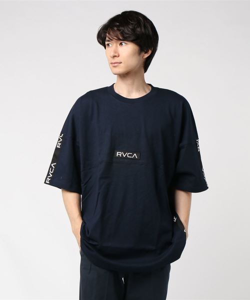RVCA（ルーカ）の「ドルマンTシャツ RVCA DESI AJ042-300（Tシャツ/カットソー・メンズ・ホワイト/ネイビー/ダークオレンジ/ベージュ/ダークブラウン/モスグリーン/ブラック・S/M/L）」の6枚目の写真