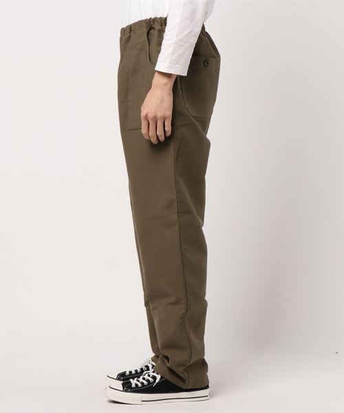 ADAM ET ROPE'（アダムエロペ）の「【MASSAUA】ワークパンツ（チノパンツ・メンズ・ネイビー/オリーブ/キャメル・S/M）」の4枚目の写真