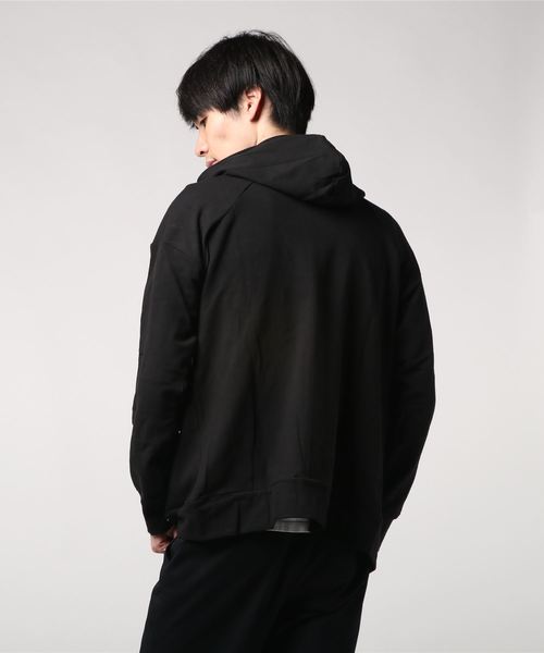 CUSTOM CULTURE(カスタムカルチャー)の「【CUSTOM CULTURE】 24GG ジップパーカー(パーカー・メンズ・ブラック/グレー・2/3)」の4枚目の写真