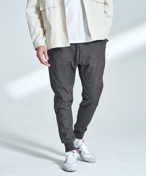 ALU STANDARD(アルスタンダード)の「アクティブストレッチ スリムテーパード ジョガーパンツ(パンツ)」|チャコール