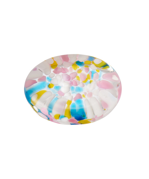 Francfranc(フランフラン)の「江戸硝子 ハシオキ ピンク×ターコイズ(カトラリー)」|マルチ
