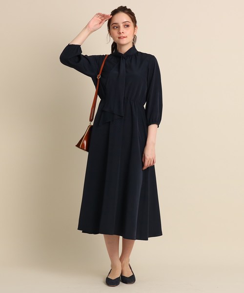 ワンピース ワンピースボウタイワンピース ワンピース Anatelier アナトリエ のファッション Cannele