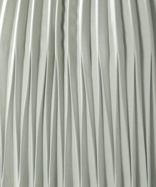 BAYFLOW(ベイフロー)の「サテンプリーツスカート(スカート・レディース・ベージュ/モカ/ライトグリーン/キャメル・SMALL/MEDIUM)」の20枚目の写真