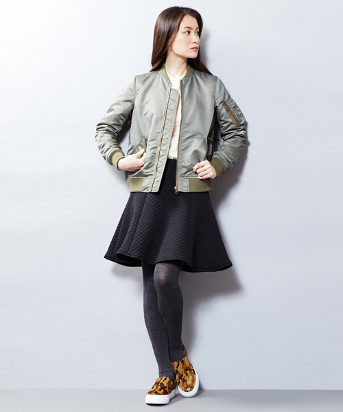 UNITED ARROWS（ユナイテッドアローズ）の「UAW N　MA-1　ブルゾン† ◆（ブルゾン・レディース・ブラック/オリーブ・38/36/40）」の11枚目の写真