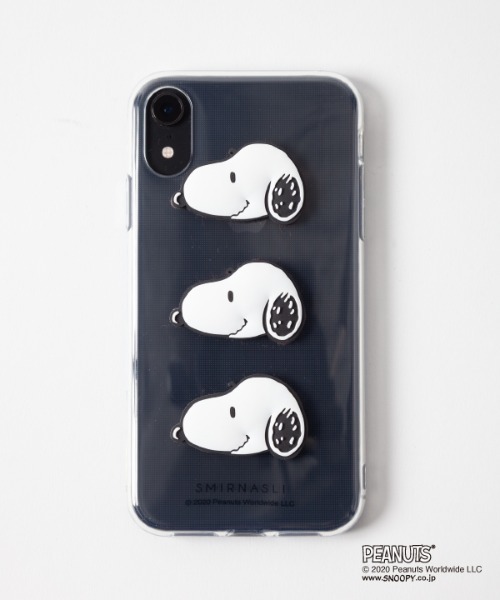 SMIR NASLI（サミールナスリ）の「【PEANUTS】別注SNOPPY Mobile XR/ 別注スヌーピーモバイル（スマホケース/カバー・レディース・ホワイト・フリー）」の2枚目の写真