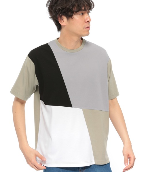 LAKOLE(ラコレ)の「ポンチ幾何学Tシャツ / LAKOLE(Tシャツ/カットソー・メンズ・ホワイト/ベージュ/ライトグリーン・SMALL/MEDIUM/LARGE/X-LARGE)」の8枚目の写真