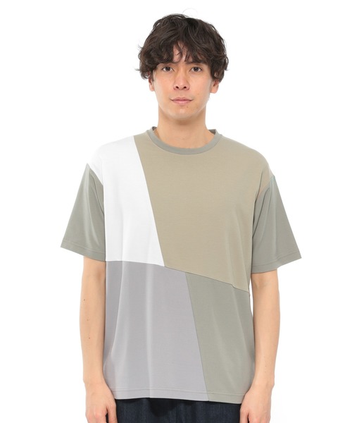 LAKOLE(ラコレ)の「ポンチ幾何学Tシャツ / LAKOLE(Tシャツ/カットソー・メンズ・ホワイト/ベージュ/ライトグリーン・SMALL/MEDIUM/LARGE/X-LARGE)」の9枚目の写真