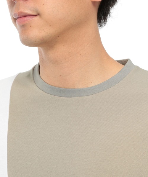 LAKOLE(ラコレ)の「ポンチ幾何学Tシャツ / LAKOLE(Tシャツ/カットソー・メンズ・ホワイト/ベージュ/ライトグリーン・SMALL/MEDIUM/LARGE/X-LARGE)」の12枚目の写真