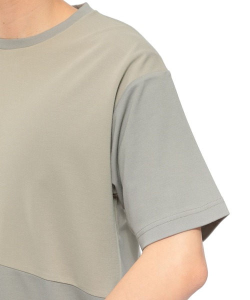 LAKOLE(ラコレ)の「ポンチ幾何学Tシャツ / LAKOLE(Tシャツ/カットソー・メンズ・ホワイト/ベージュ/ライトグリーン・SMALL/MEDIUM/LARGE/X-LARGE)」の13枚目の写真