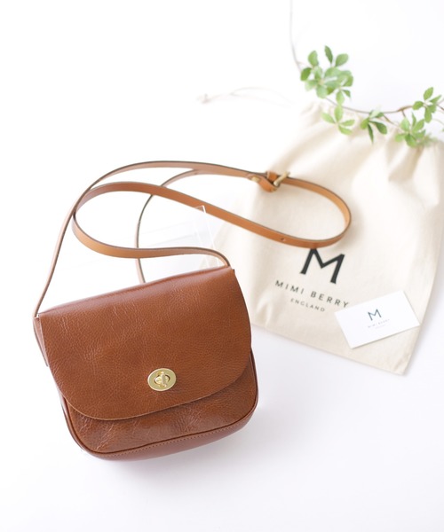 mimi(ミミ)の「MIMI BERRY Francis ショルダーバッグ(ショルダーバッグ・レディース・ブラック/ブラウン/コバルトブルー/ブラック×シルバー/ワイン/ライトブラウン/レッド/ダークブラウン/レッド系その他/モスグリーン/ネイビー/ブラック系その他/レンガ/バーガンディー/オリーブ/オレンジ/レッド系その他2/ウッド・FREE)」の4枚目の写真