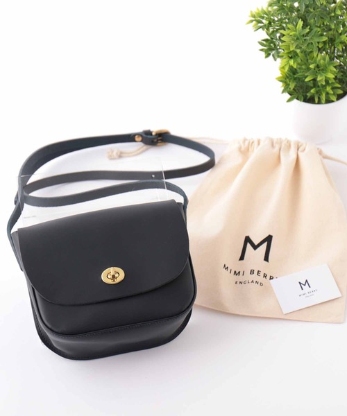 mimi(ミミ)の「MIMI BERRY Francis ショルダーバッグ(ショルダーバッグ・レディース・ブラック/ブラウン/コバルトブルー/ブラック×シルバー/ワイン/ライトブラウン/レッド/ダークブラウン/レッド系その他/モスグリーン/ネイビー/ブラック系その他/レンガ/バーガンディー/オリーブ/オレンジ/レッド系その他2/ウッド・FREE)」の10枚目の写真