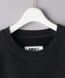 MM6 - MM6 22SS ショートスリーブスウェットシャツ プルオーバー　黒 灰 XS 26550680_56232141_1000.jpg