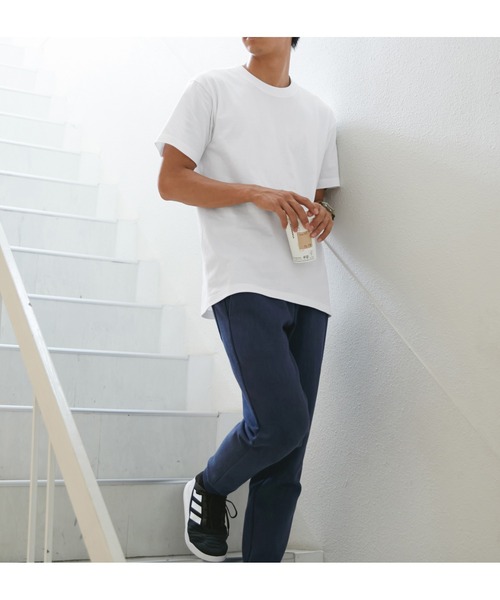 BODY WILD（ボディーワイルド）の「BODY WILD/ボディワイルド Tシャツ ヘビーウェイト半袖シャツ ポケット付き（Tシャツ/カットソー・メンズ・ブラック/杢グレー/ホワイト/ライトブラウン/ピンク系その他/ライトグリーン/レンガ/ネイビー/アイボリー・LARGE/X-LARGE/MEDIUM）」の18枚目の写真