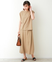 n'ee-ne | リネン混トップススカート　セット(スカート)
