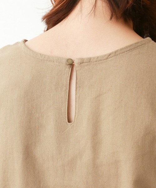 n'ee-ne(ネーネ)の「リネン混トップススカート セット(スカート・レディース・ライトベージュ/ベージュ/カーキ/ネイビー・M/L)」の20枚目の写真