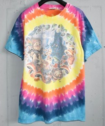 LIQUID BLUE（リキッドブルー）の「【ヴィンテージ古着】90's LIQUID BLUE/リキッドブルー タイダイ染め 森の生物 プリントTシャツ（Tシャツ/カットソー・メンズ）」