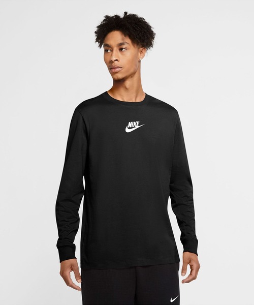 NIKE(ナイキ)の「JDI L/S Tシャツ(Tシャツ/カットソー・メンズ・ブラック/ホワイト・MEDIUM/X-LARGE/LARGE)」の2枚目の写真
