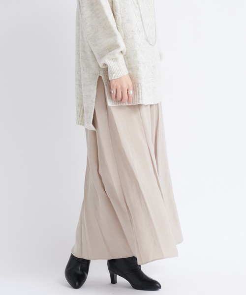 DouDou(ドゥドゥ)の「セットアップフレアスカート(スカート・レディース・ブラック/ベージュ・38/36)」の16枚目の写真