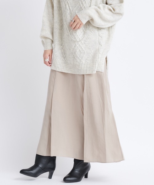 DouDou(ドゥドゥ)の「セットアップフレアスカート(スカート・レディース・ブラック/ベージュ・38/36)」の19枚目の写真
