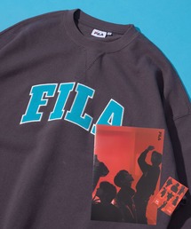 FILA | ▽【FILA/フィラ】BTS着用モデルFILA ※限定フォトブック付き/ロゴクルースウェット/トレーナー/FS0109/ NAVY カラー【 RM 】着用(スウェット)