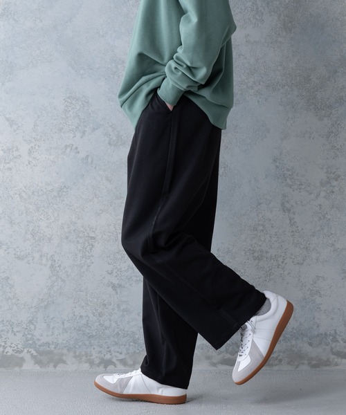 UNIIT(ユニット)の「【UNIIT】T/Rツイルワイドパンツ ワイドシルエット 無地 ウエスト紐仕様(その他パンツ・メンズ・ブラック/ベージュ/ブラウン・MEDIUM/LARGE)」の12枚目の写真