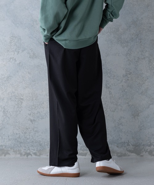 UNIIT(ユニット)の「【UNIIT】T/Rツイルワイドパンツ ワイドシルエット 無地 ウエスト紐仕様(その他パンツ・メンズ・ブラック/ベージュ/ブラウン・MEDIUM/LARGE)」の13枚目の写真