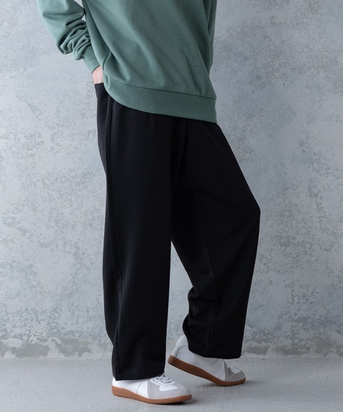 UNIIT(ユニット)の「【UNIIT】T/Rツイルワイドパンツ ワイドシルエット 無地 ウエスト紐仕様(その他パンツ・メンズ・ブラック/ベージュ/ブラウン・MEDIUM/LARGE)」の14枚目の写真