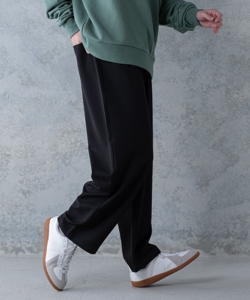 UNIIT(ユニット)の「【UNIIT】T/Rツイルワイドパンツ ワイドシルエット 無地 ウエスト紐仕様(その他パンツ・メンズ・ブラック/ベージュ/ブラウン・MEDIUM/LARGE)」の15枚目の写真