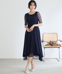 レース フィッシュテール マキシドレス ロング スカート 結婚式 ワンピースドレス 大きいサイズ 対応 フォーマル オケージョンドレス お呼ばれ 二次会 成人式 同窓会 謝恩会 20代 30代