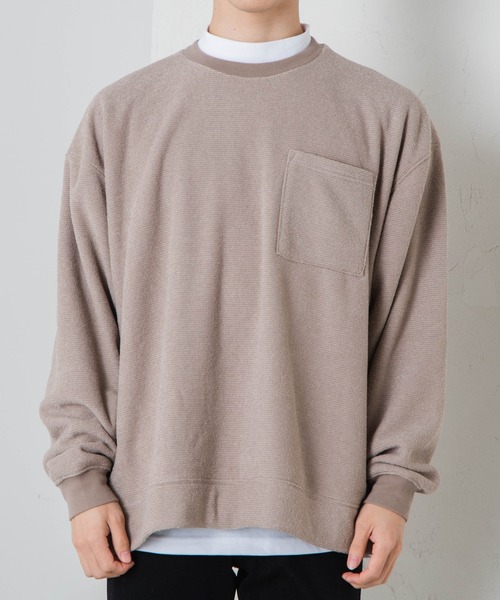 WEGO（ウィゴー）の「WEGO/モックネックアンサンブル 起毛プルオーバー（アンサンブル・メンズ・ブラック/カーキ/サックスブルー/ライトブラウン・MEDIUM/LARGE）」の19枚目の写真