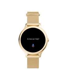 FOSSIL スマートウォッチ ゴールド デジタル腕時計 ストーン付き FOSSIL スマートウォッチ ゴールド デジタル腕時計 ストーン付き