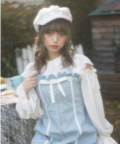 Swankiss リボン フリル ワンピース