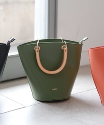 LAKOLE | ウッドハンドルバケツバッグ / 929222(ショルダーバッグ)
