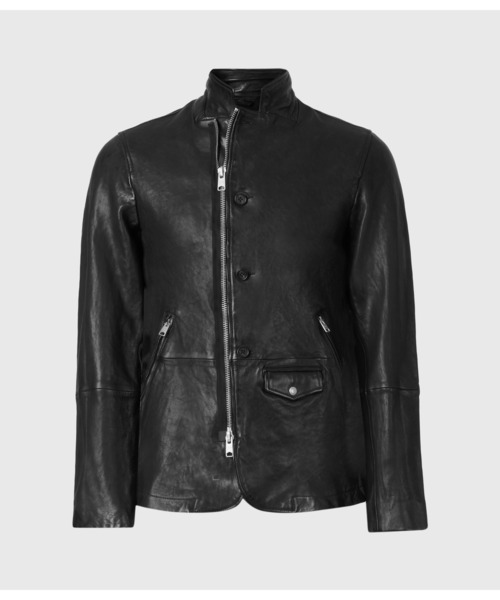 ALLSAINTS 　AXEL BLAZER 　Lサイズ　国内XL相当 ALLSAINTS Miles Double Layered Button Up Blazer in Black