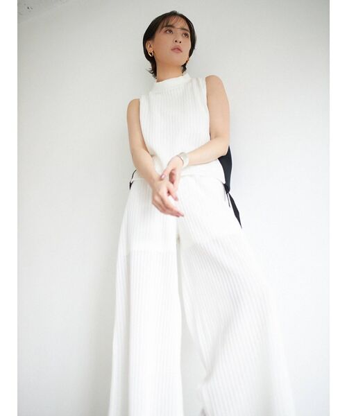 THE DAYZ TOKYO(ザデイズトーキョー)の「【THE DAYZ TOKYO】リブ切替レーストップス(Tシャツ/カットソー・レディース・オフホワイト/ブラック・FREE)」の12枚目の写真