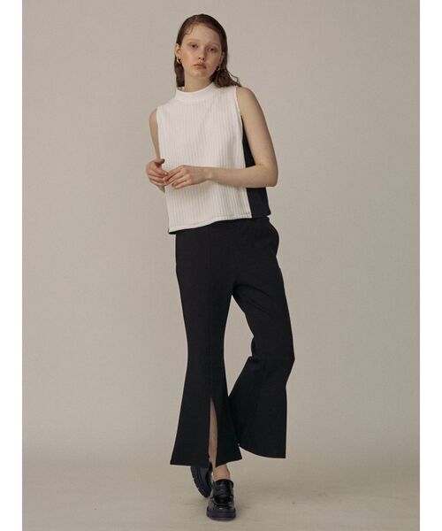 THE DAYZ TOKYO(ザデイズトーキョー)の「【THE DAYZ TOKYO】リブ切替レーストップス(Tシャツ/カットソー・レディース・オフホワイト/ブラック・FREE)」の8枚目の写真