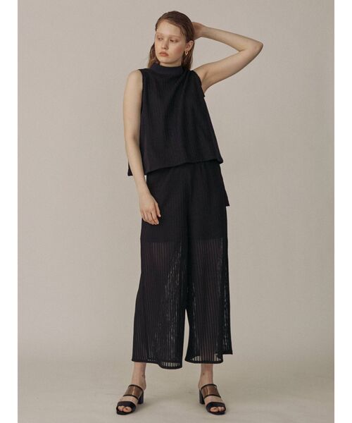 THE DAYZ TOKYO(ザデイズトーキョー)の「【THE DAYZ TOKYO】リブ切替レーストップス(Tシャツ/カットソー・レディース・オフホワイト/ブラック・FREE)」の9枚目の写真