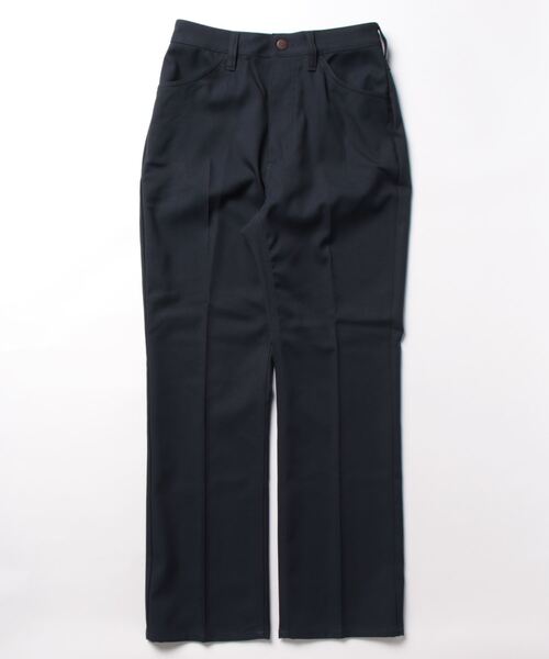 Wrangler(ラングラー)の「WRANGLER/ラングラー ランチャー 消えないセンタープレスカラースラックス フレアドレスパンツ ON/OFF対応 速乾梅雨にも◎(スラックス・レディース・ベージュ/ブラウン/グレー/オフホワイト/ピンク/グリーン/ブラック/ネイビー/ブルーグリーン/ブラウン系その他/ボルドー/ベージュ系その他/イエロー/パープル/ブラック系その他/ホワイト系その他/グレー系その他/ブルー系その他/ブラウン系その他2・SMALL/MEDIUM/X-SMALL)」の13枚目の写真