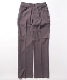 Wrangler | WRANGLER/ラングラー ランチャー 消えないセンタープレスカラースラックス フレアドレスパンツ ON/OFF対応 速乾梅雨にも◎(スラックス)