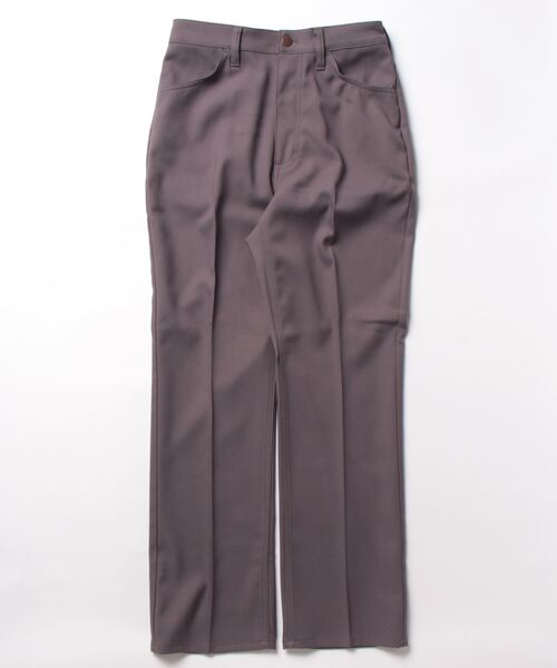 Wrangler(ラングラー)の「WRANGLER/ラングラー ランチャー 消えないセンタープレスカラースラックス フレアドレスパンツ ON/OFF対応 速乾梅雨にも◎(スラックス・レディース・ベージュ/ブラウン/グレー/オフホワイト/ピンク/グリーン/ブラック/ネイビー/ブルーグリーン/ブラウン系その他/ボルドー/ベージュ系その他/イエロー/パープル/ブラック系その他/ホワイト系その他/グレー系その他/ブルー系その他/ブラウン系その他2・SMALL/MEDIUM/X-SMALL)」の6枚目の写真