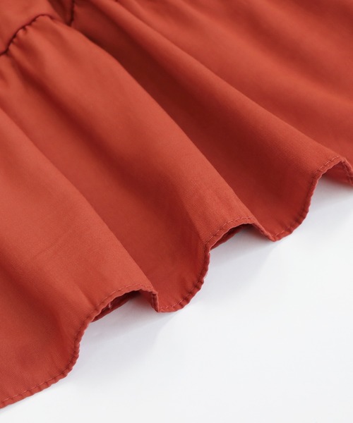 BLUEEAST（ブルーイースト）の「ティアードスカート（スカート・レディース・カーキ/オフホワイト/イエロー/レッド/ベージュ/ブラック/モカ/チャコールグレー・MEDIUM）」の14枚目の写真