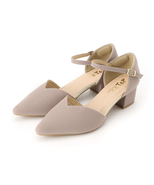 cs T&P(シーエスティーアンドピー)の「セパレートパンプス(パンプス・レディース・ブラック系2/ブラック系8/ベージュ系2・LL/S/M/L)」の3枚目の写真