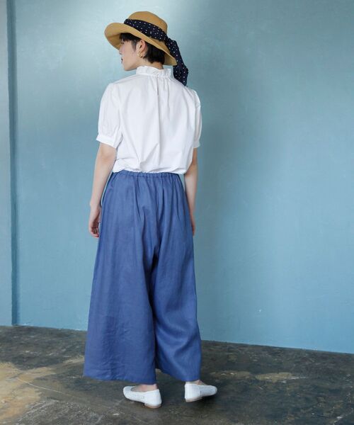 LA MARINE FRANCAISE（マリン フランセーズ）の「Like Parisienne（シャツ/ブラウス・レディース・ホワイト/ブラック/ブルー・F）」の12枚目の写真