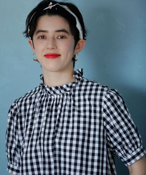 LA MARINE FRANCAISE（マリン フランセーズ）の「Like Parisienne（シャツ/ブラウス・レディース・ホワイト/ブラック/ブルー・F）」の20枚目の写真