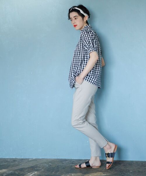 LA MARINE FRANCAISE（マリン フランセーズ）の「Like Parisienne（シャツ/ブラウス・レディース・ホワイト/ブラック/ブルー・F）」の8枚目の写真