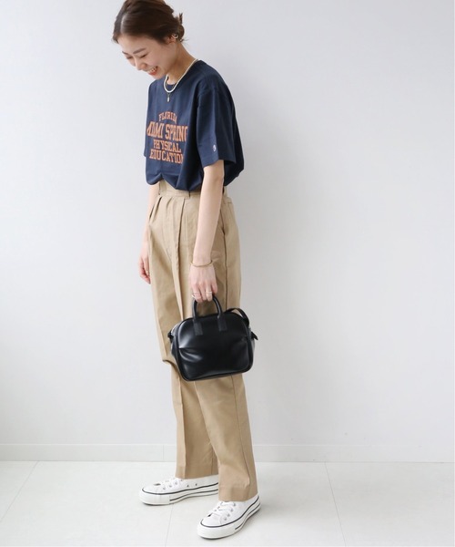 Champion（チャンピオン）の「【CHAMPION/チャンピオン】20s/1 USA Cotton Jersey：Tシャツ◆（Tシャツ/カットソー・レディース・ネイビー/ワイン・LARGE）」の3枚目の写真