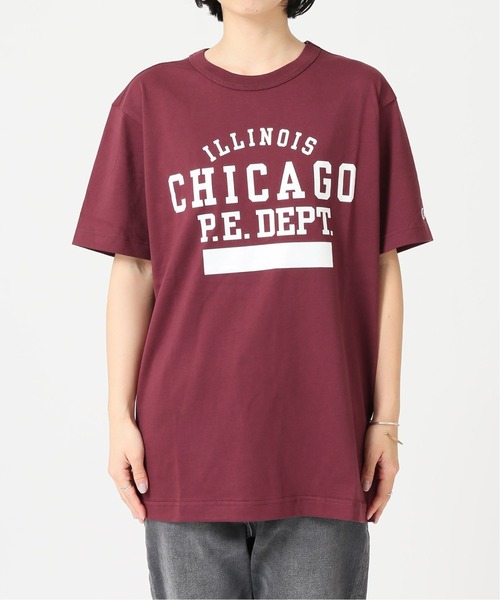 Champion（チャンピオン）の「【CHAMPION/チャンピオン】20s/1 USA Cotton Jersey：Tシャツ◆（Tシャツ/カットソー・レディース・ネイビー/ワイン・LARGE）」の13枚目の写真