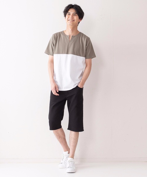 Blue Standard (ブルースタンダード)の「【BLUE STANDARD】ストレッチドビーイージーショーツ(その他パンツ・メンズ・ブラック/ホワイト・SMALL/MEDIUM/LARGE/X-LARGE)」の10枚目の写真